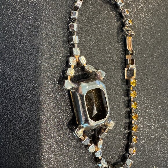 Art Deco Gold Rhinestone Bracelet Set | Gatsby Glam Jewelry | Vintage-Inspired - Picture 7 of 7